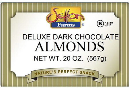 Setton International Foods Issues Allergy Alert for Undeclared Milk in Select Dark Chocolate Almonds and Dark Chocolate Raisins Products Received from our Supplier GKI Foods LLC